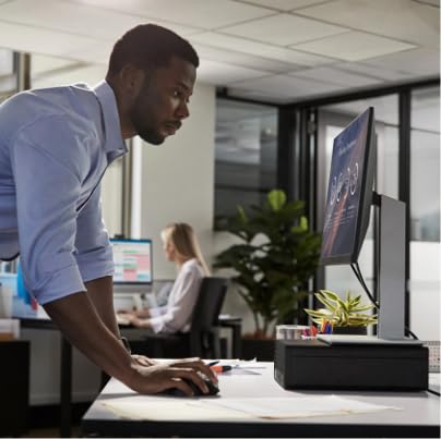 HP 2025 Pro G9 Mini Desktop Computer, Intel i3-13100T, 16GB DDR5 RAM, 512GB PCIe SSD, Triple 4K Display Support, USB-C, Ultra-Quiet Design, WiFi-6, Bluetooth 5.2, Keyboard & Mouse, Windows 11 Pro
