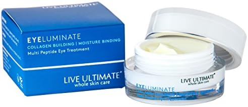 Eye Cream - Anti Wrinkle Eye Treatment EyeLuminate Multi Peptide Eye Treatment .5 Oz - Targeted Natural Eye Rejuvenation via 6 Dynamic Plant Peptides for Complete Hydration, Cellular Regeneration, Even Skin Tone and Wrinkle Reduction - Illuminate and Protect Your Complexion