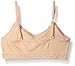 Maidenform Girls Seamless Ruched Crop With Lace Band, Nude