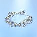 UNY Bracelet Designer Brand Inspired Antique Women Jewelry Cable Wire Vintage Valentine (2 Tone)