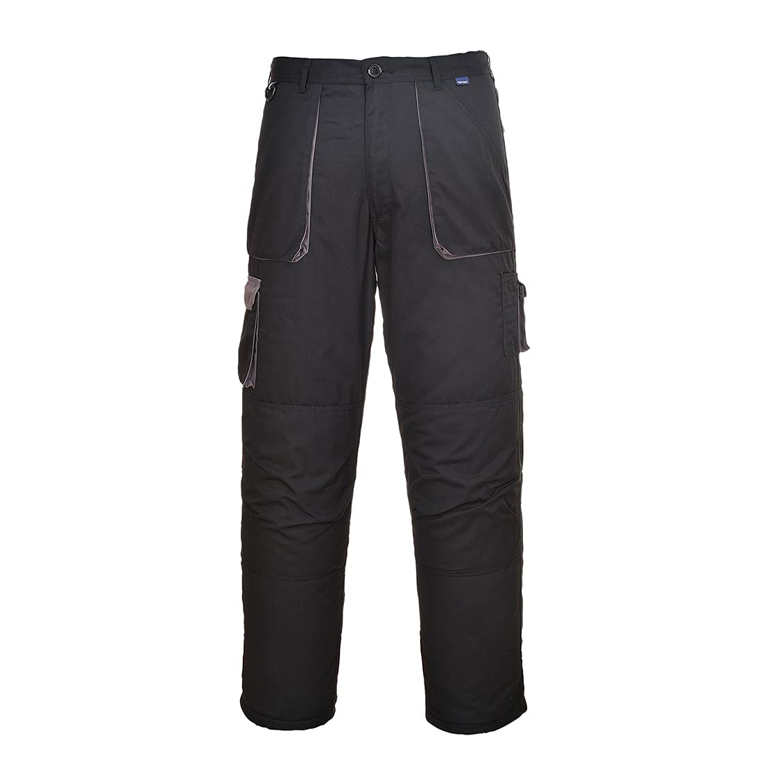 Portwest Texo Contrast Trouser, Size: L, Colour: Black, TX11BKRL