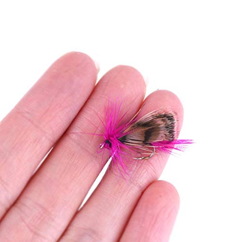 Centishop 32PCS Artificial Fishing Lure Set,Fly Fishing Lure Set Artificial Insect Bait Trout Fly Fishing Hooks Tackle with Case Box
