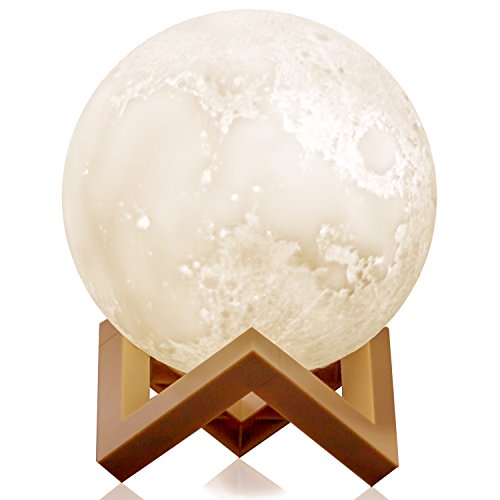 Moon Lamp Lamps & Lighting 5 9 Inch 3D Night Light LED Glowing Globe Light By