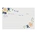 Recipe Cards (Set of 50) Floral Design - Size 4x6 Blank Cards, Double Sided, Great for Bridal Shower, Baby Shower, and Housewarming