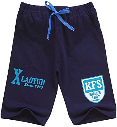Shoeshop Top Big Boys' Athletic Shorts Made in China (Size:XL-XXXL 3 Colour) (XL, Blue)