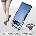 YOUMAKER Case for Galaxy S10, Metallic Blue Heavy Duty Protection Full Body Shockproof Slim Fit Without Built-in Screen Protector Case Cover for Samsung Galaxy S10 6.1 inch (2019) - Blue/Black