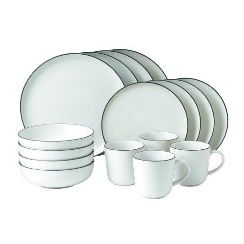Gordon Ramsay 16-Piece Bread Street Dinnerware Set, White