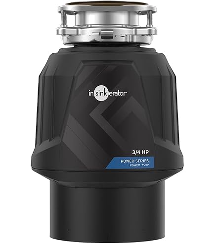 Broyeur D'évier InSinkErator EVOLUTION 0,75 Ch - Série Avancée EZ Connect, Gris - Pour Cuisine