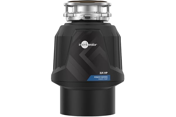 InSinkErator Garbage Disposal, Power .75HP, 3/4 HP EZ Connect Continuous Feed Garburator