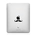 100 Piece Mustache Party Favor Sticker Decal Wall Art Macbook Pro