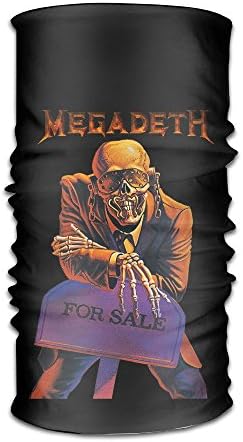 Atoggg Megadeth Headbands/Bandana/Face Mask/Yoga Headband/Bandana Headband/Head Scarf/Head Wrap For Unisex