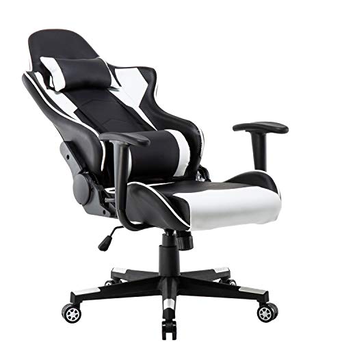 Polar Aurora Gaming Chair Racing Style High-Back PU Leather Office