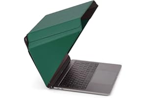 PHILBERT DANISH DESIGN Sun Shade and Privacy Lux Hood | Universal for 12"-13"-14" Laptops | Green| Eco-Friendly Materials | Glare Reduction | Heat Resistant | Foldable/Portable | Patent no. D790551