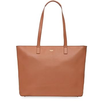 Knomo Luggage Maddox Top Zip Tote 15, Caramel
