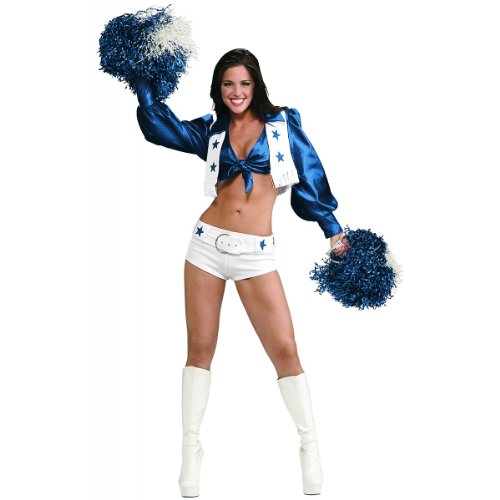 Secret Wishes Women's Dallas Cowboy Cheerleader Costume, White, X-Small