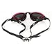 MP Michael Phelps Women's XCEED Swimming Goggles, Mirrored Lens, Pink/Black Frame