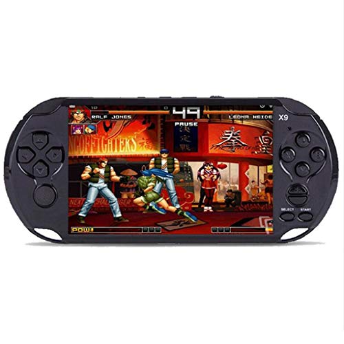 callm Handheld Game Console,5.0in LCD Color Screen Big Screen Handheld Video Console Street Fighers Final Fight Game Player - Build in 1300 Games (Black)