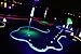 Office Golf - Cosmic Putting Mini Golf Game - Offers Unlimited Hole Design Potential - Works on Carpet or Putting Green - Glows in Black Light - Unique, Inspiring Fun (Blue)