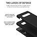 Incipio DualPro Dual-Layer Case for Samsung Galaxy S10+ with Hybrid Shock-Absorbing Drop-Protection - Black/Black