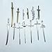 Hk17 Mixed Sword Charms Antique Bronze Tone Pendant