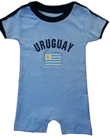 Uruguay Baby One Piece Cotton Flag T-shirt Bodysuit 12 Month