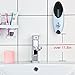 Soap Dispenser BCKAKQA Automatic Soap Dispenser Black Wall Soap Dispenser Handfree IR Infrared Auto Soap Dispenser Pump Wall Mounting Space Saving Hand Sanitizer Dispenser for Bathroom Kitchen