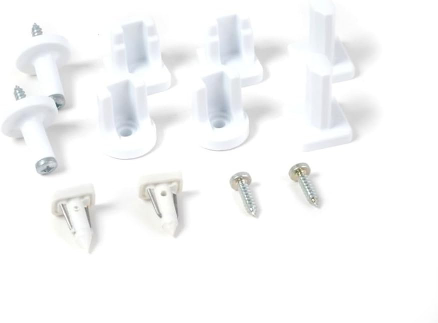 Refrigerator Door Shelf Replacement Hooks – 2 Pack For Maytag Whirlpool KitchenAid Side-by-Side Models