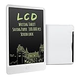Homestec 10-Inch LCD Writing Tablet-Can Be Used as Office Whiteboard Bulletin Board Kitchen Memo Notice Fridge Board Large Daily Planner Gifts for Kids - Screen Lock Included