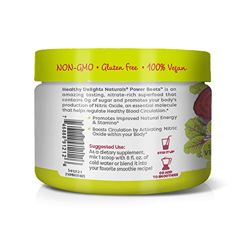 image for Healthy Delights Power Beets, Super Concentrated Non-GMO Beet Juice Po