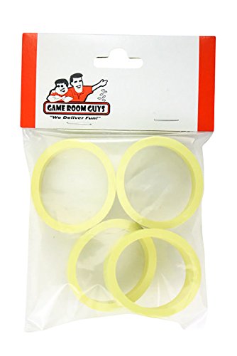Game Room Guys Set of 4 Yellow Pinball Flipper Rubber - 1.5