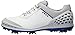ECCO Men's Cage Golf Shoe, White/Royal, 44 EU/10-10.5 M US