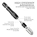 CNAIER Nose Hair Trimmer, Electric Nose and Ear Hair Trimmers Clippers Removal Wet/Dry Mute Motor Double-Edge Waterproof Stainless Steel Beard Facial Hair Shaver for Men & Women