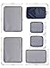 JJ POWER Travel Packing Cubes, Luggage Organizers with Shoe Bag (Navy Blue)
