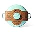 Handy Gourmet Eco Friendly Microwave Pressure Cooker - Easy Microwave Cooking - Easy & Fast Microwave Cookware for Rice, Chicken, Pasta, and More - Non-Toxic & Bio-degradable Material (Teal)
