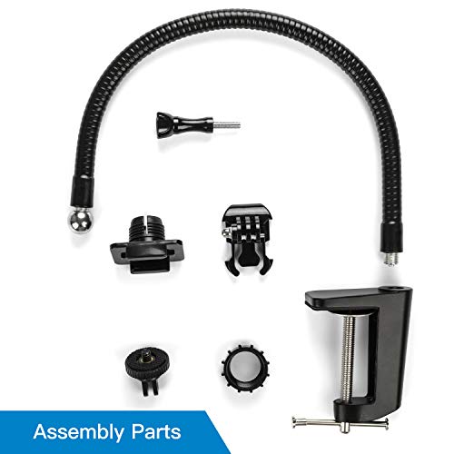 Supporto Per Webcam E Smartphone - Regolabile In Altezza E Angolo - Compatibile Con C920, Brio 4K, IPhone - Foto 8