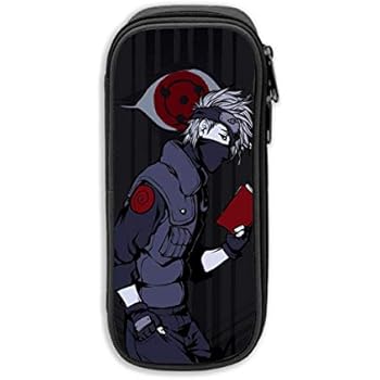 MPJTJGWZ Pencil Case, High Capacity Stylish Cool Naruto Print Pens Pouch Bag Cosmetic Bag
