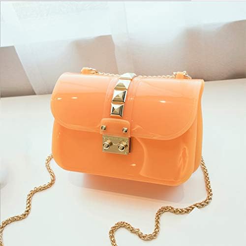 Handbag, jelly Bag silicone Lock small bag sweet candy color beach bag fashion woman bag,K