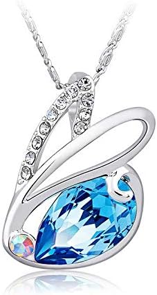 Amazon Univarc ブランド レディース かわいい うさぎ ネックレス ジュエリークロス ポーチ バッグ 保証書 豪華5点セット クリスタル 水晶 ラビット ウサギ 兎 U ネックレス 通販