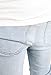 Men’s Skinny Ripped Washed Jeans Destroyed Knee Holes Denim Broken Light Blue Pants (32)