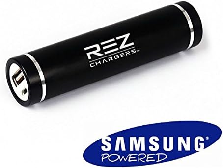 REZ Chargers-Rezy 3000mAh Super-Compact Lipstick-Sized External Battery Pack Power Bank Charger - Samsung Powered - for iPhone 6,6 plus, 5S, 5C, 5, 4S, 4, iPod; Samsung Galaxy S5, S4, S3, S2, Note 2; Nexus 5, Nexus 4, HTC Sensation, One X V One X V S, EVO 4G, Thunderbolt; Nokia Lumia 1020, 920 900 N9; Motorola Razr; LG Google Nexu 4 and other Android & Apple Device, Most Other Smartphones - Lightweight - Heavy Duty - Mobile Backup Power – FREE BONUS CABLE INCLUDED: 3-in-1 Universal USB Cable (Micro USB, 30-pin & Lightning) (White)
