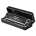 NEUMA Harmonica 10 Holes 20 Tunes Mouth Organ Blues Deluxe Harmonica, Key of C for Beginner, Students, Kids Gift, Professional with case