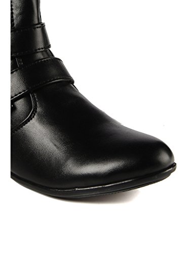 bruno manetti women synthetic leather black boots