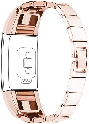 For fitbit charge 2 Bands,TreasureMax Stainless Steel Replacement Accessory Bracelet Band,Large,Small,Metal Bands for Fitbit Charge 2 band/Charge 2 Bands/Fitbit Charge 2(No Tracker)