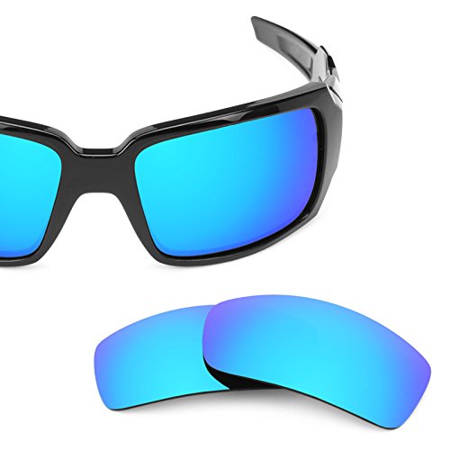 Revant Polarized Replacement Lenses for Oakley Oil Drum Ice Blue MirrorShield