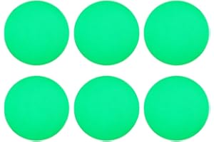 DONGKER Glow in The Dark Lacrosse Ball,6 PCS Luminous Night Sports Balls for Indoor Outdoor Sports Present