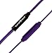 Symphonized NRG Premium Genuine Wood in-Ear Noise-isolating Headphones with Microphone (Purple)