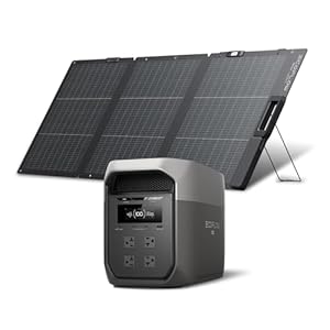 EcoFlow ポータブル電源 DELTA 3 Max +1枚 160W両面軽量 ソーラーパネル セット