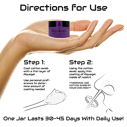 Aquegel Nasal Moisturizer+Lavender (Sleep Easy), 12Hour Nasal Dryness
