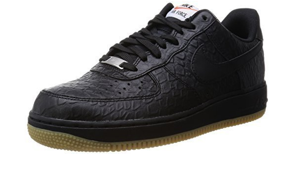 Nike Air Force 1 Lo Black Cocodrilo Zapatillas de Hombre Black/Gum :  Amazon.es: Zapatos y complementos