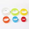 kuou-6-pcs-Cookie-Cutters-Plastic-Double-Sided-PlainCrinkle-Round-Cookie-Cutters-Baking-Tools-Kitchen-Gadgets-Baking-Tools-AccessoriesRandom-Color kuou 6 pcs Cookie Cutters, Plastic Double Sided Plain/Crinkle Round Cookie Cutters Baking Tools Kitchen Gadgets Baking…